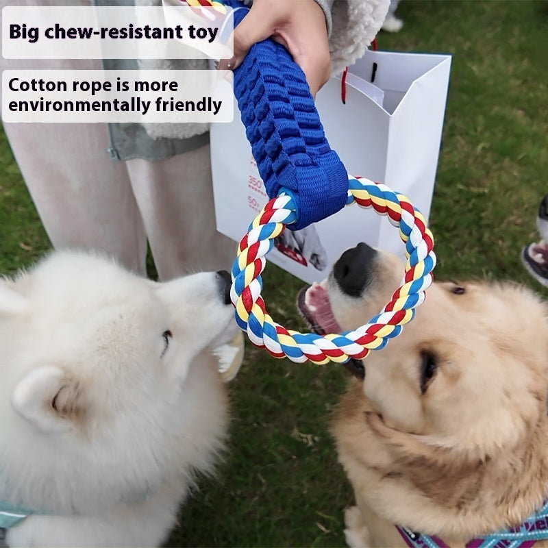 TUGME Dog Tug-of-war Toy Interactive Tooth Cleaning String