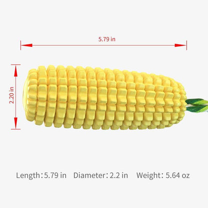 TUGME  PROKEl Dog Chew Toys Corn Stick Toy For Smal  MediumLarge Breed 5.8   Squeak Corn Stick Ropetoy