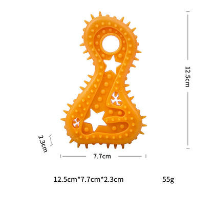 TUGME Pet Toys For Small Dogs Rubber Resistance To Bite Dog Toy Teeth Cleaning Chew Training Toys Pet Supplies Puppy Dogs