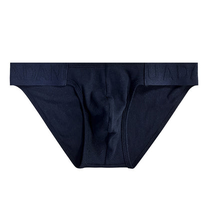 Solid Color High-fork Low-waist Briefs Sexy Full-wrapped Hip-excited Pouch Underwear