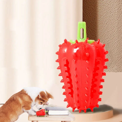 TUGME Interactive Dog Teething Chili Chewers Toy Interactive Toys Dog Toys