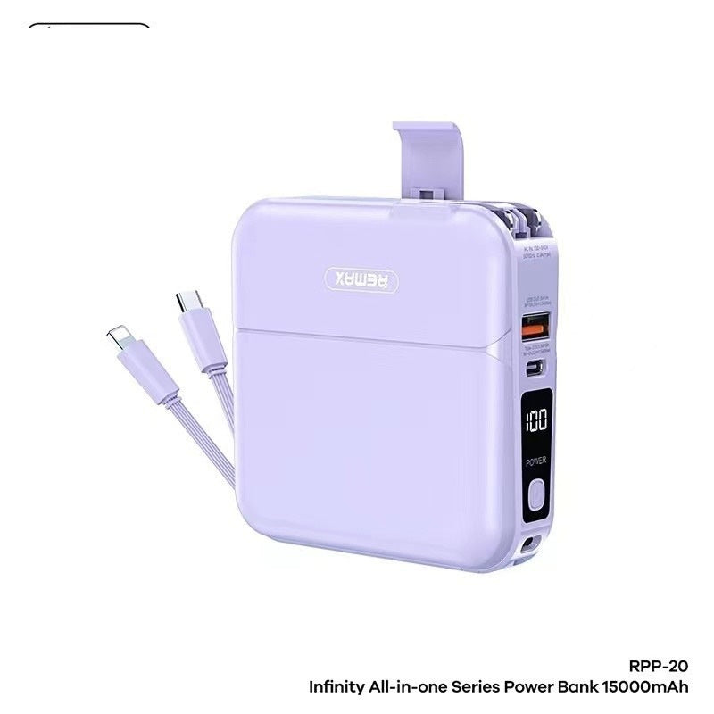 Unbounded Magnetic Power Bank With Plug
