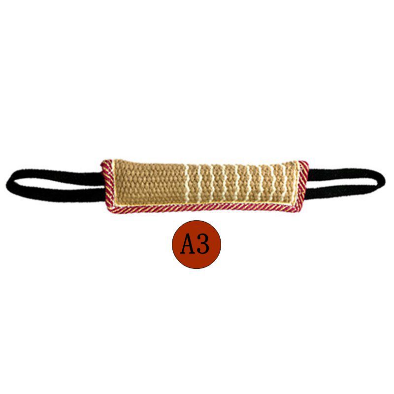 TUGME 30cm Molar Coarse Hemp Biting Stick, Bite-resistant Training Dog Stick, Dog Biting Stick, Dog Playing