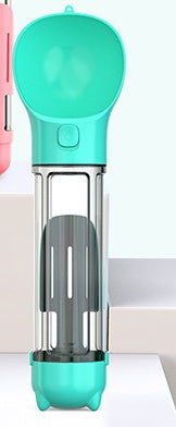 4 in 1 Pet Multi-functional Water Bottle Capacity: 300ml - 500ml