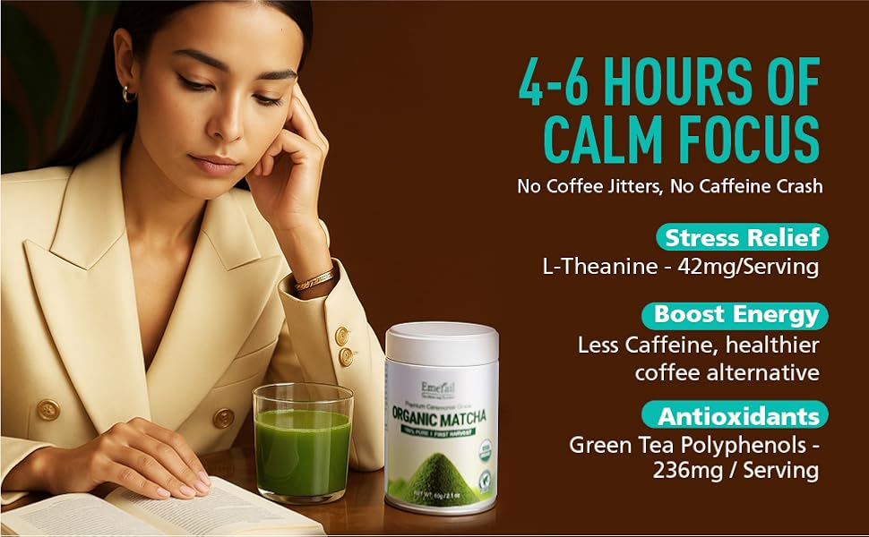 Only Self Pickup--Ceremonial Grade Organic Matcha Green Tea Powder,Premium First Harvest Unsweetened,1 0 0 Pure Matcha ForLattes,Smoothies,and Baking 60g 2.1oz