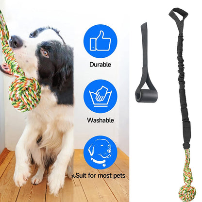 TUGME Dog Tug Of War Rope Grinding Toy