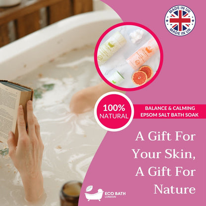 Anyu Calm - Eco Bath London Balance and Calming Epsom Salt Bath Soak - Tube