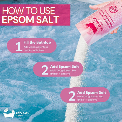 Anyu Calm - Eco Bath London Balance and Calming Epsom Salt Bath Soak - Tube