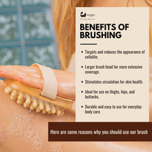 Eco Bath London Cellulite Hand Brush - Effective Cellulite Remover and Massager for Smooth, Toned Skin