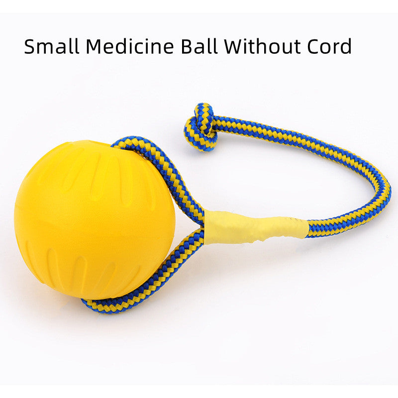 TUGME EVA Floating Pet Dog Training  Ball Puppy Bite Resistant Ball With Rope Pet Training Ball Chew Toys For Pet Supplies