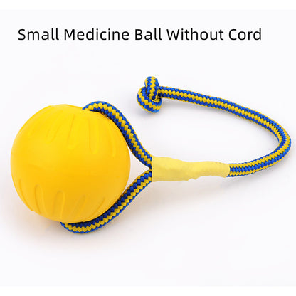 TUGME EVA Floating Pet Dog Training  Ball Puppy Bite Resistant Ball With Rope Pet Training Ball Chew Toys For Pet Supplies