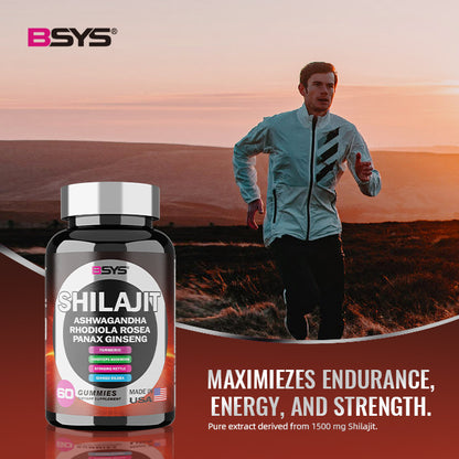 BSYS 8IN1 SHILAJIT GUMMIES 60'S
