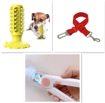 TUGME Teeth Cleaning Dog Toothbrush Sucker Molar Stick Dog Bite Toy