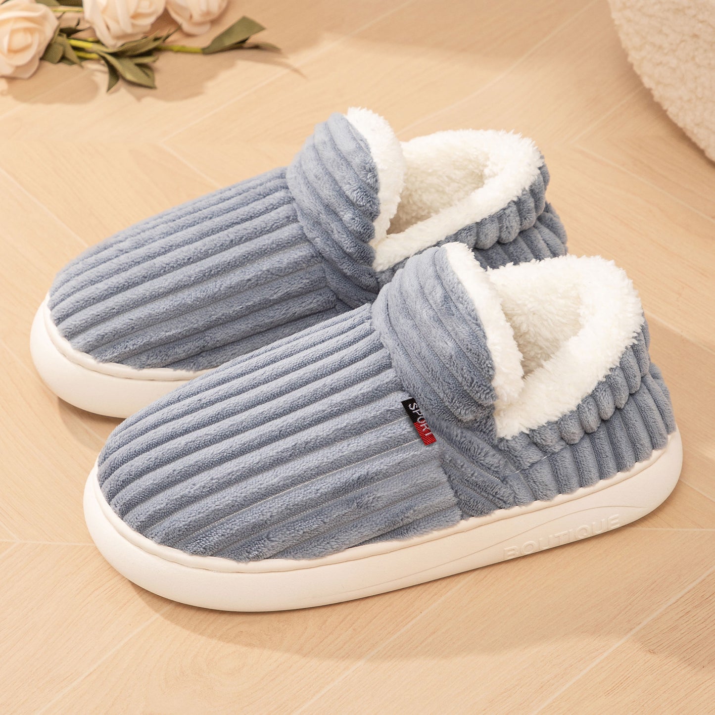 Cotton Shoes Winter Women's Home Slippers Cotton