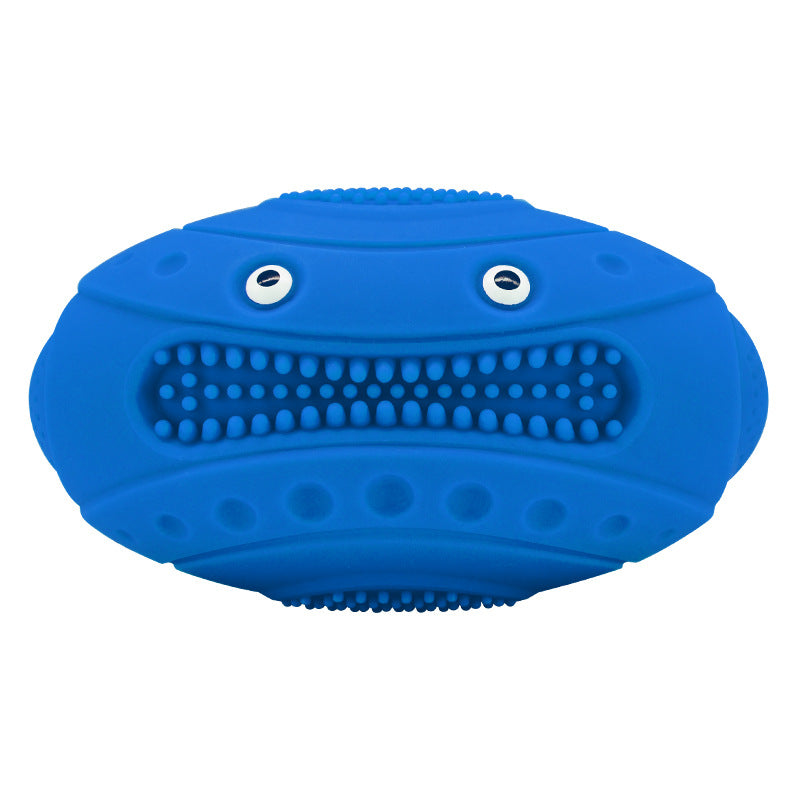 TUGME Creative Frog Rugby Water Floating Dog Toy Sound