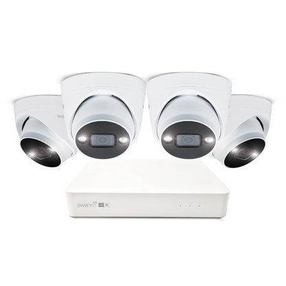 Swann AdvancedX 5MP 1TB 8-Channel Wired NVR CCTV with 4 Dome Camera Kit