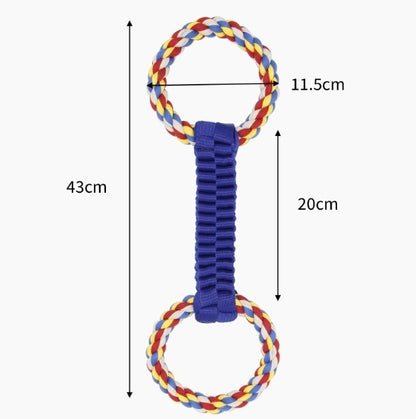 TUGME Dog Tug-of-war Toy Interactive Tooth Cleaning String