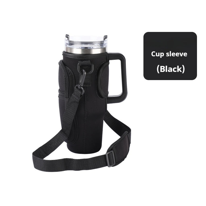 Cup Cover Car Handle Cup Cup Cover Crossbody Strap