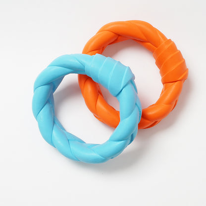 TUGME Teeth Leaking Dog Toy Can't Bite Interactive Training Inflated Ego Rubber Medium Dog Toy