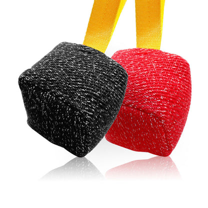 TUGME Pet Biting Pillow Chewing Teeth Coarse Hemp Interactive Dog Training