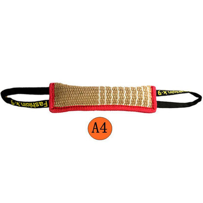 TUGME 30cm Molar Coarse Hemp Biting Stick, Bite-resistant Training Dog Stick, Dog Biting Stick, Dog Playing