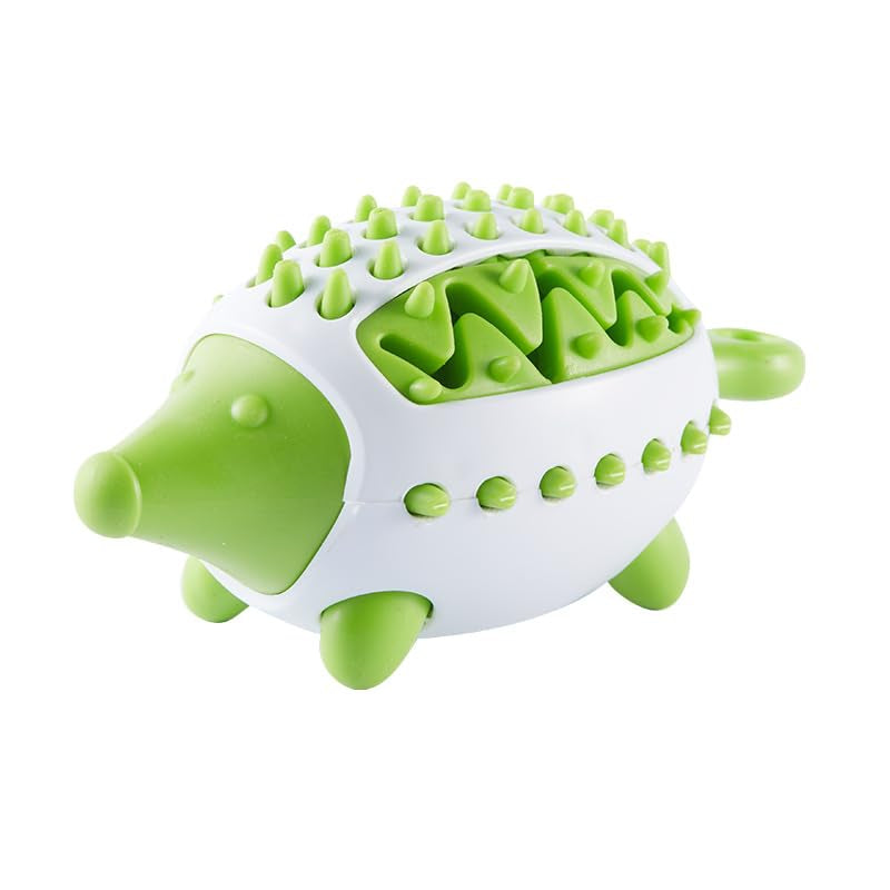 TUGME Dog Treat Interactive Chew Toy For Puppies Food-Leaking Design Teeth Grinding Cleaning Engaging Plaything For Dogs Encourages Healthy Eating And Weight Control