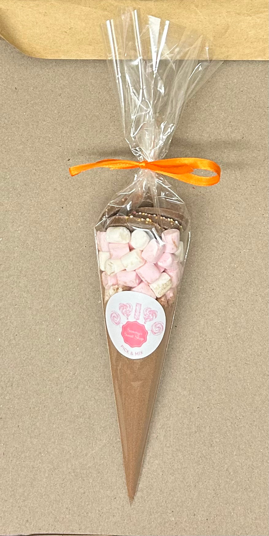 Cadburys hot chocolate cone