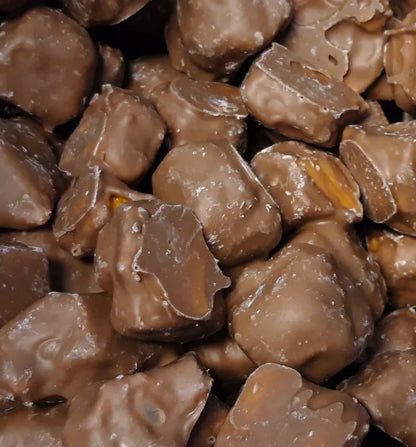 Chocolate covered Cinder Toffee