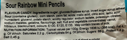 Fizzy assorted rainbow pencils