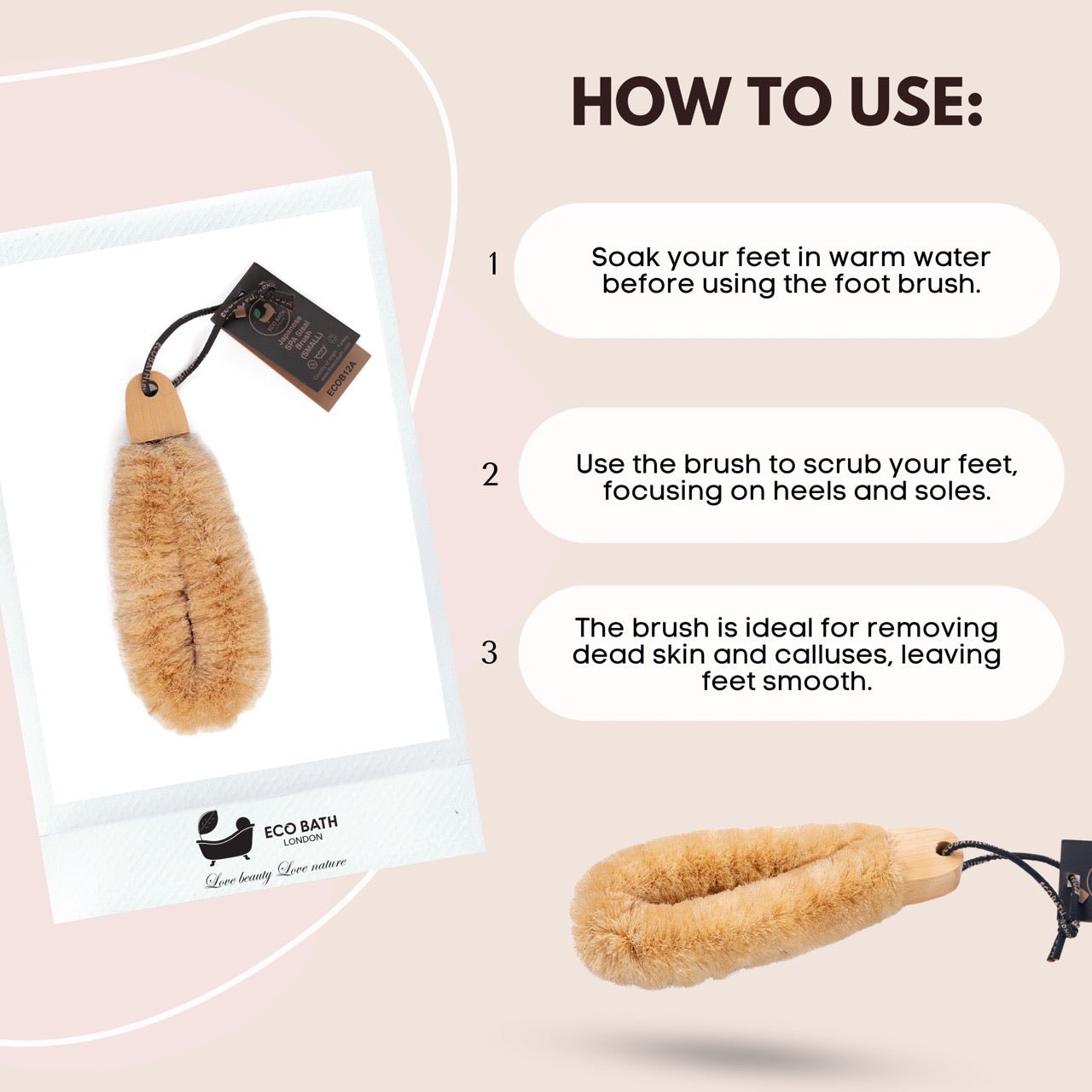 Anyu Calm - Japanese SPA Sisal Brush
