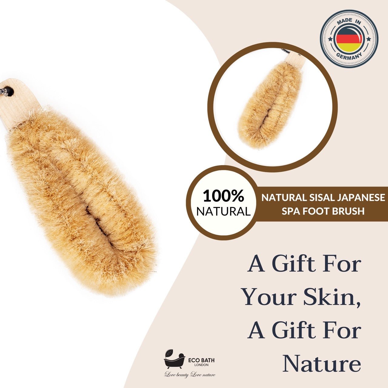 Anyu Calm - Japanese SPA Sisal Brush