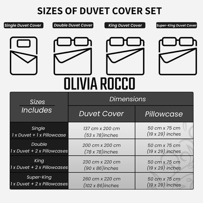Jasper Grey Printed Reversible Quilted Duvet Cover Set with Button Closure in Single Double and King High-Quality Polyester by OLIVIA ROCCO