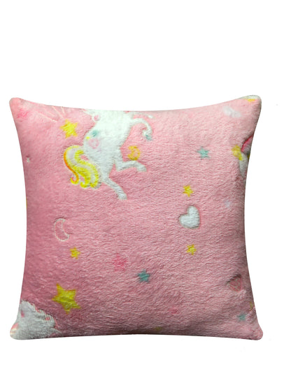 Magical Glow In The Dark Rainbow Unicorn Teddy Fleece Duvet Set for Kids Super Soft Cosy Bedding Perfect for Children's Bedrooms by OLIVIA ROCCO