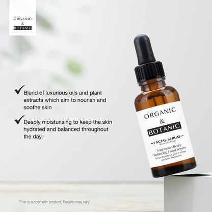 Mandarin Orange Correcting Facial Serum - 30ml - Brightening & Hydrating with Vitamin C, Aloe Vera, & Sea Buckthorn for Radiant, Even-Toned Skin