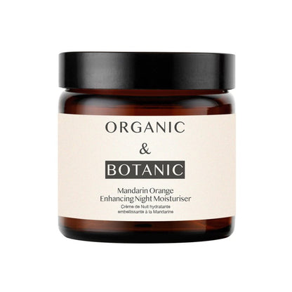 Mandarin Orange Night Moisturizer with Bakuchiol & Vitamin C - 60ml - Revitalizing & Hydrating for Firmer, Brighter, & Younger-Looking Skin