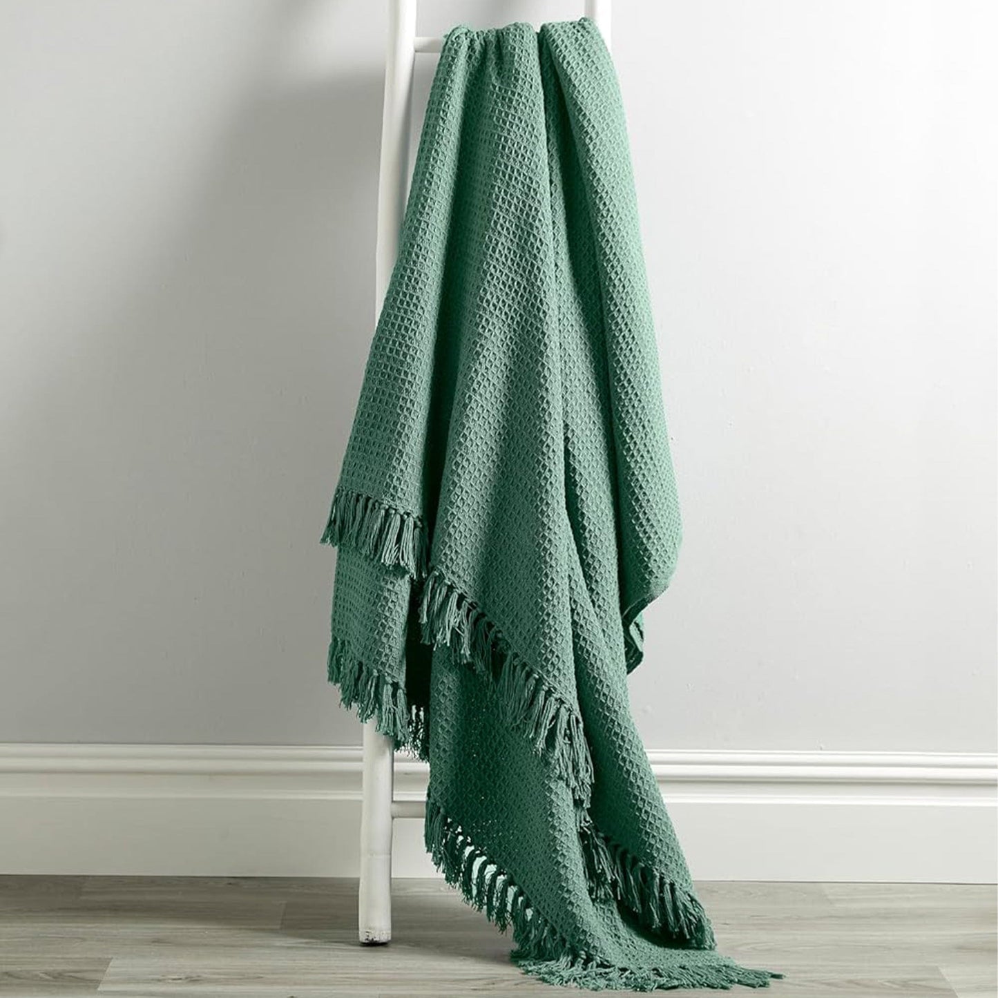 Marrakesh Eco-Friendly Super Soft Cotton Throws Lightweight Sustainable Recycled Cotton for Sofa Bed Chair Calming Colours By OLIVIA ROCCO