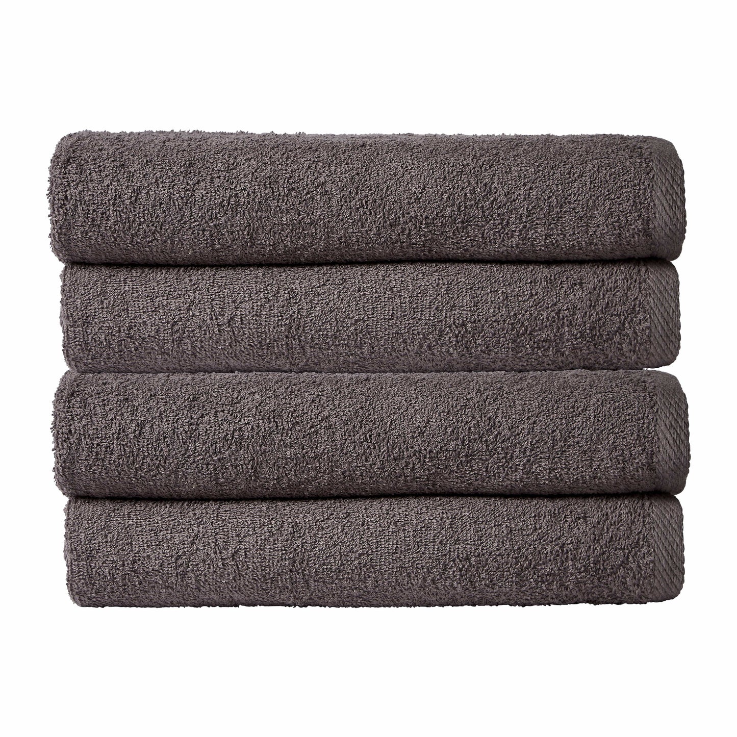 Pack of 4 Large Quick-Drying Lightweight Easycare Indus Valley Cotton Bath Sheets 80x140cm for Home Travel Gym Holidays Multiple Colours by OLIVIA ROCCO