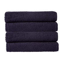 Pack of 4 Large Quick-Drying Lightweight Easycare Indus Valley Cotton Bath Sheets 80x140cm for Home Travel Gym Holidays Multiple Colours by OLIVIA ROCCO