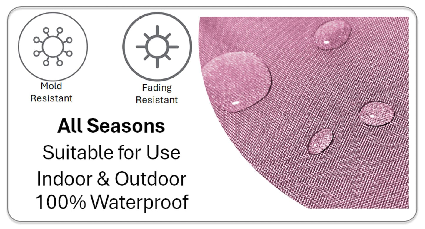 Peacock Waterproof Design Cushions for Patios Gardens and Living Rooms with High-Quality Hollow-Fibre Fill by OLIVIA ROCCO