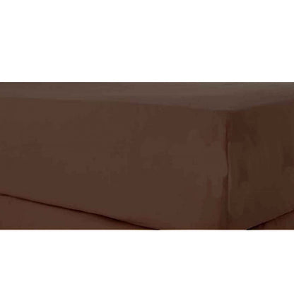 Percale Super Soft Fitted Sheet 180 TC Indus Valley Cotton Linen Durable Comfortable Bedding Multiple Sizes and Colours by OLIVIA ROCCO