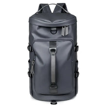 Membrane Outdoor Travel Bag Casual Large-Capacity Men's Bag Dry and Wet Separation Portable Fitness Bag Solid Color Simple Backpack
