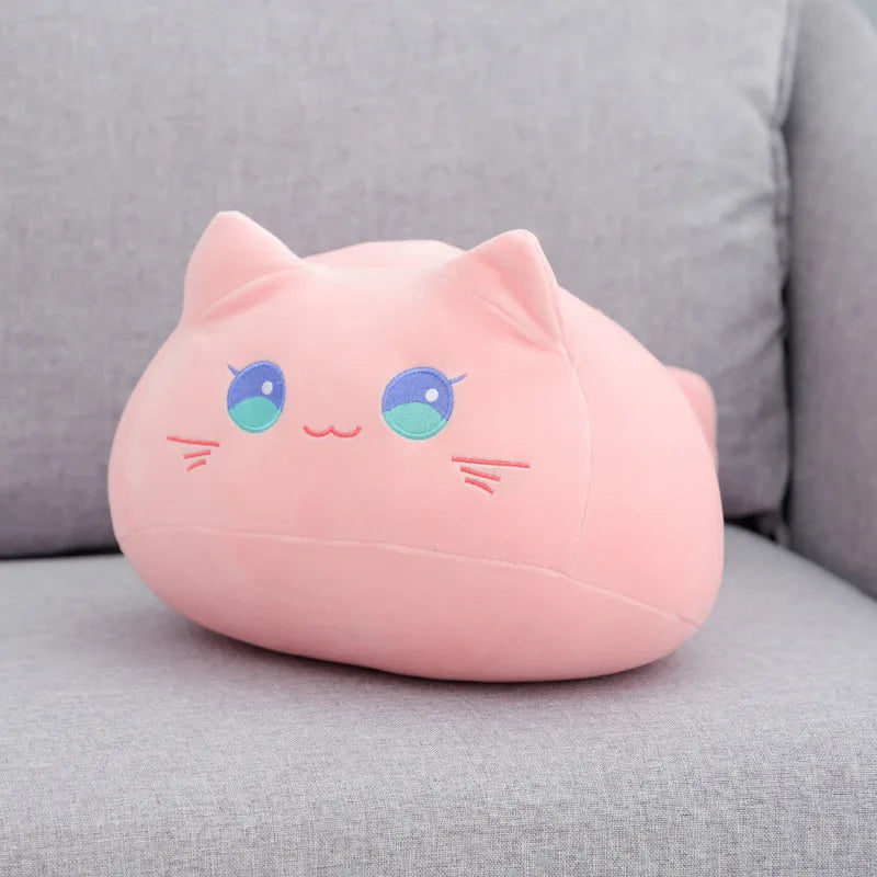 Cartoon Black Cat Doll Plush Toy Pillow Office Home Sofa Cushion Girls Dormitory Sleep Soft Stuffed Animal Decorative Pillow
