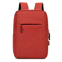 unisex medium all seasons polyester solid color business square zipper functional backpack