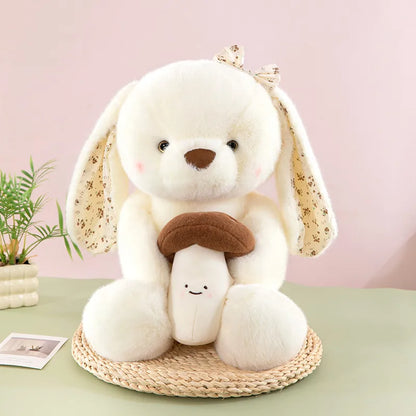 Adorable Long-Eared Rabbit Doll Plush Toy Children's Soothing Doll Birthday Gift Hanging Ear Rabbit Cloth Doll