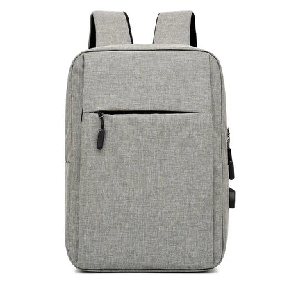 unisex medium all seasons polyester solid color business square zipper functional backpack