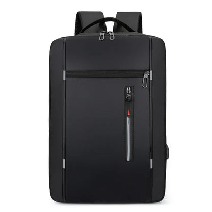 Backpack Men's Simple Business Notebook Computer Bag Multi-purpose USB Large Capacity Travel Backpack