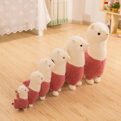 Creative Alpaca Doll Plush Toy Realistic Small Lamb Pillow Internet Famous Sheep Doll Grass Horse Mythical Birthday Gift