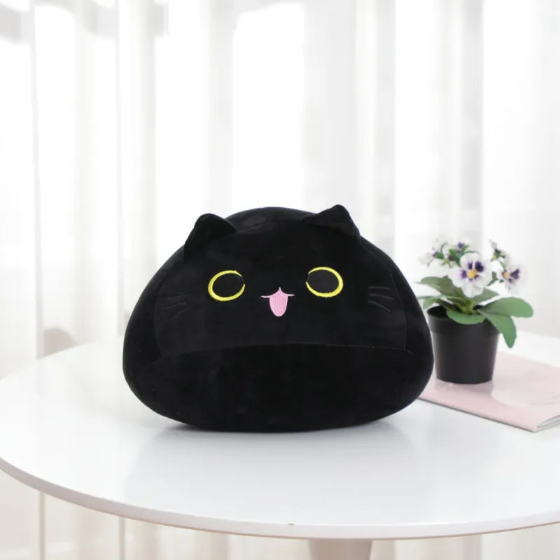 Cartoon Black Cat Doll Plush Toy Pillow Office Home Sofa Cushion Girls Dormitory Sleep Soft Stuffed Animal Decorative Pillow