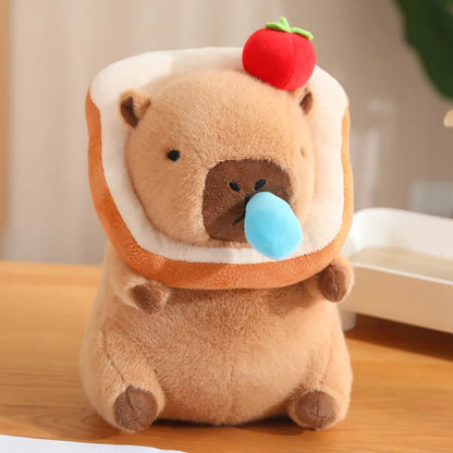 Trendy Capybara Plush Toy Cute Birthday Gift Children's Stuffed Animal Doll Transforming Plushie PP Cotton Material