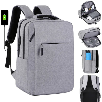 Multifunctional Backpack Men's Business Commuter Backpack USB Backpack Computer Bag Large Capacity Student Campus Schoolbag